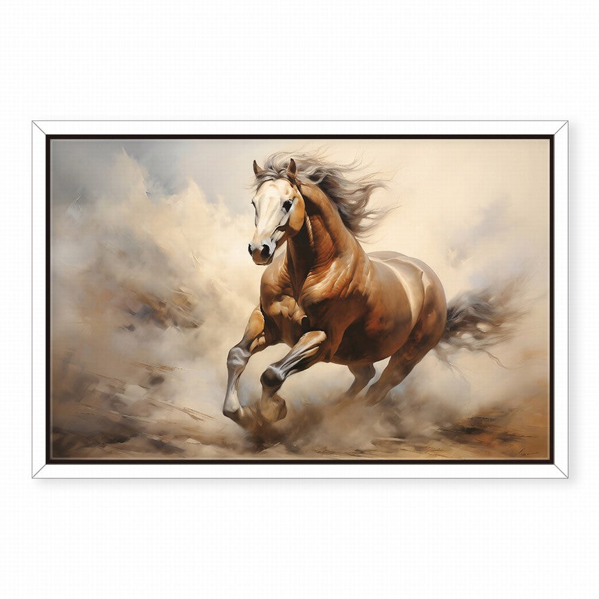 Hoofbeats Homebound: Horse Wall Art