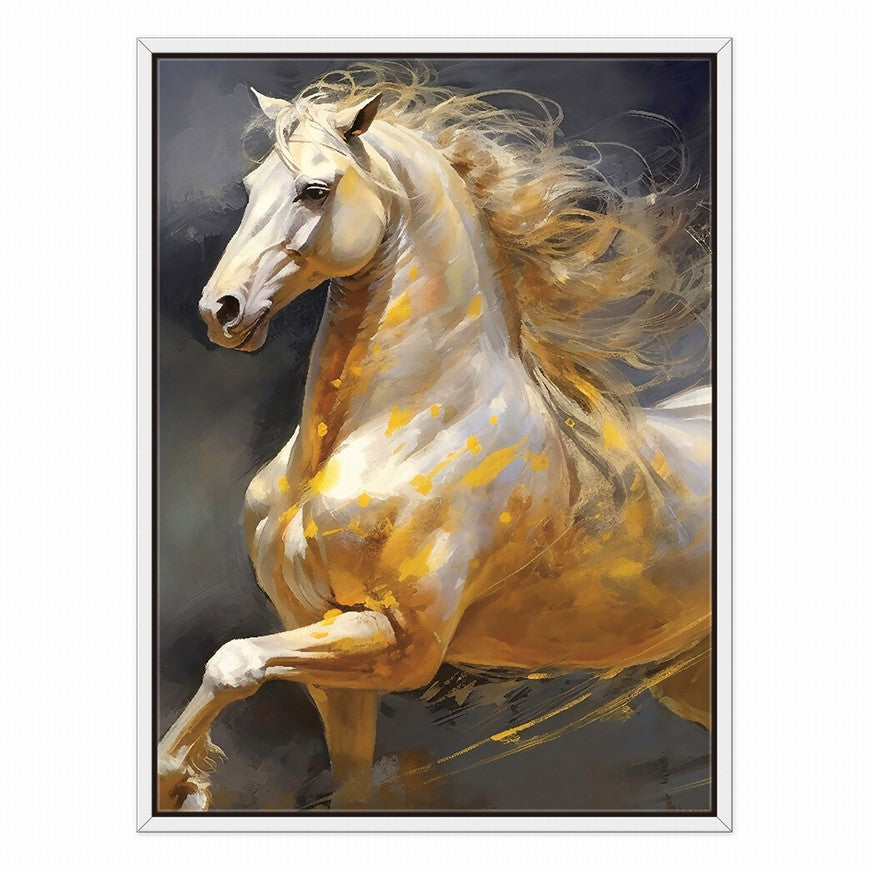 Graceful Gallop: Horse Canvas Painting