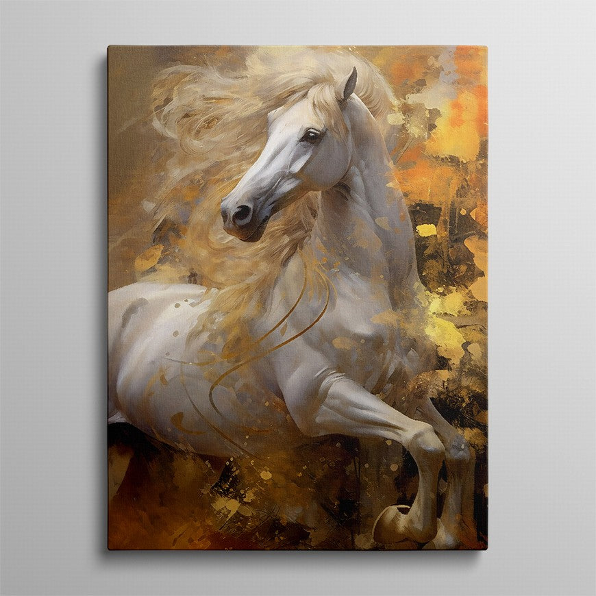 Rustic Retreat: Horse Home Canvas