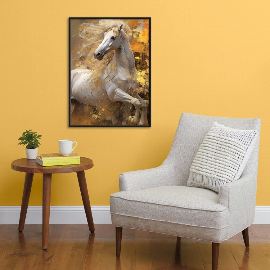 Rustic Retreat: Horse Home Canvas