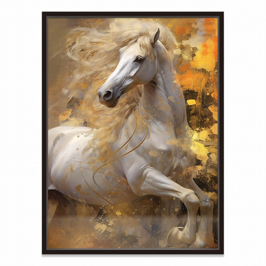 Rustic Retreat: Horse Home Canvas