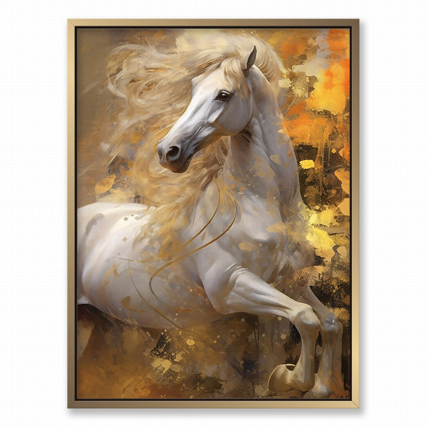Rustic Retreat: Horse Home Canvas