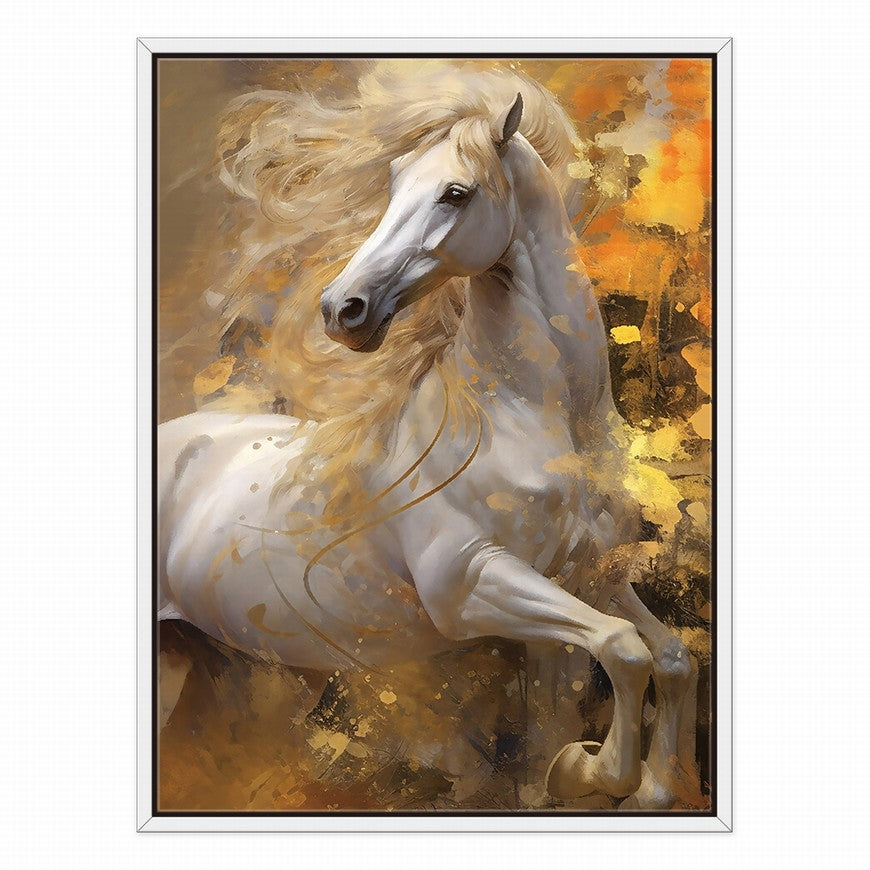 Rustic Retreat: Horse Home Canvas