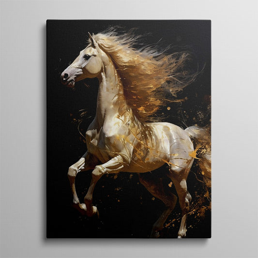 Mystic Meadows: Horse Canvas Print