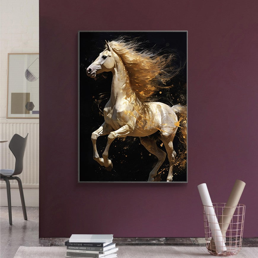 Mystic Meadows: Horse Canvas Print