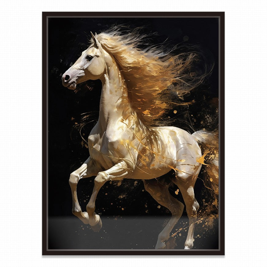 Mystic Meadows: Horse Canvas Print