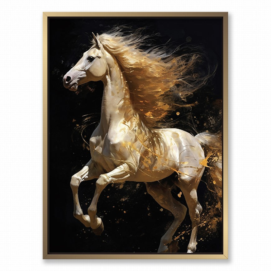 Mystic Meadows: Horse Canvas Print