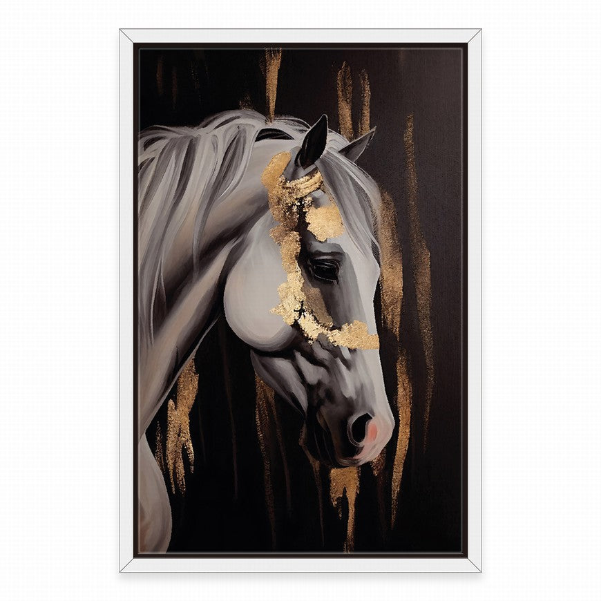 Whispering Winds: Horse Wall Art Piece