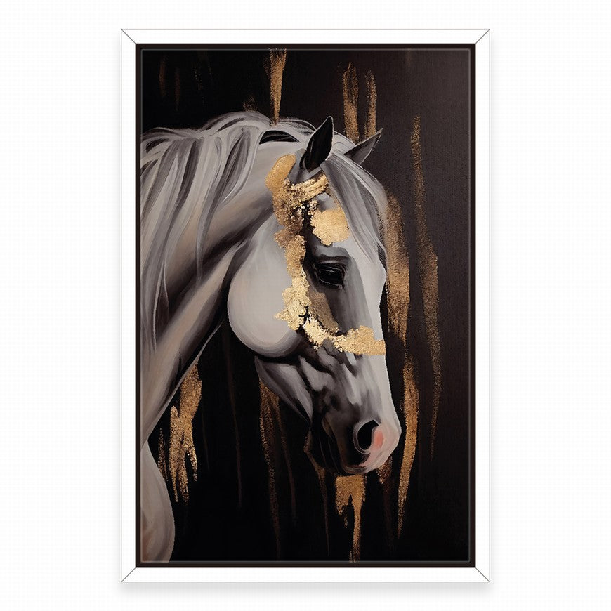 Whispering Winds: Horse Wall Art Piece