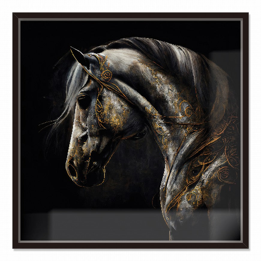 Tranquil Trails: Home Horse Canvas