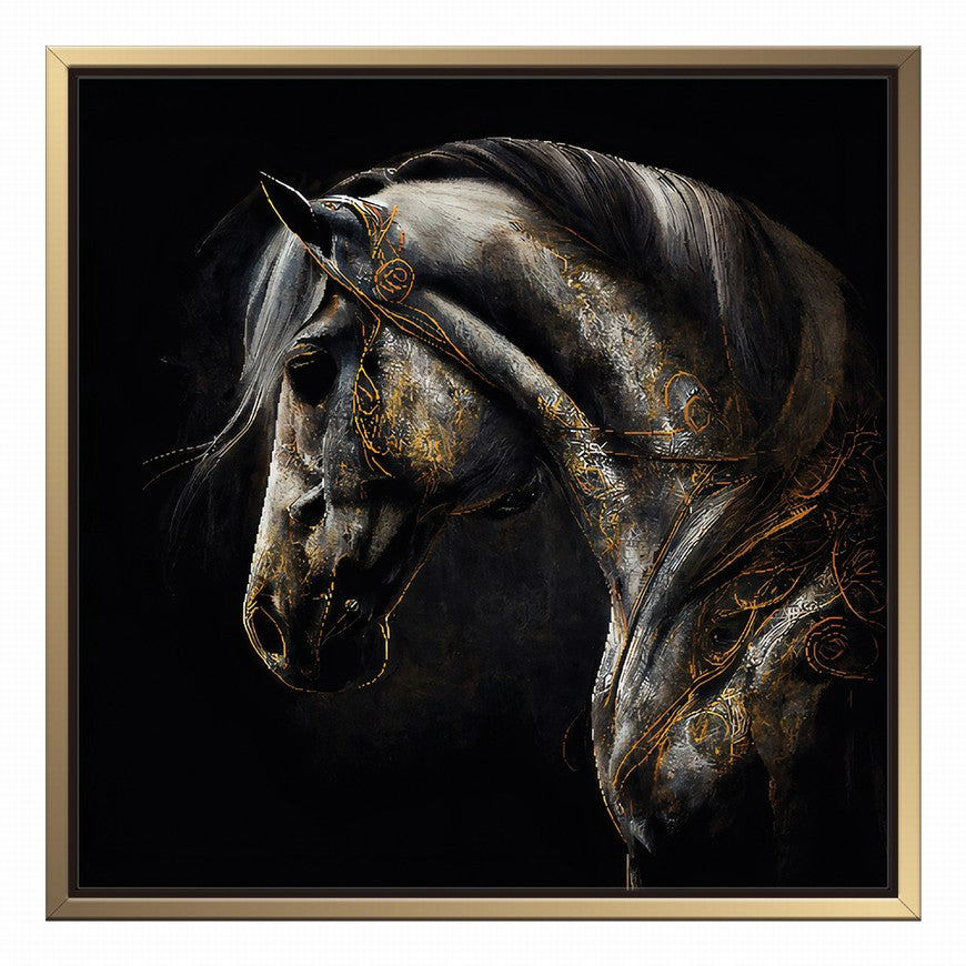 Tranquil Trails: Home Horse Canvas