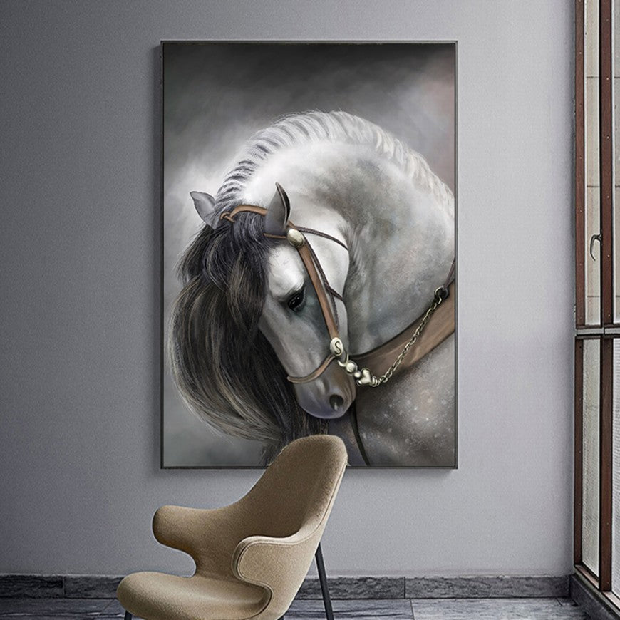 Country Canter: Horse Wall Art Print