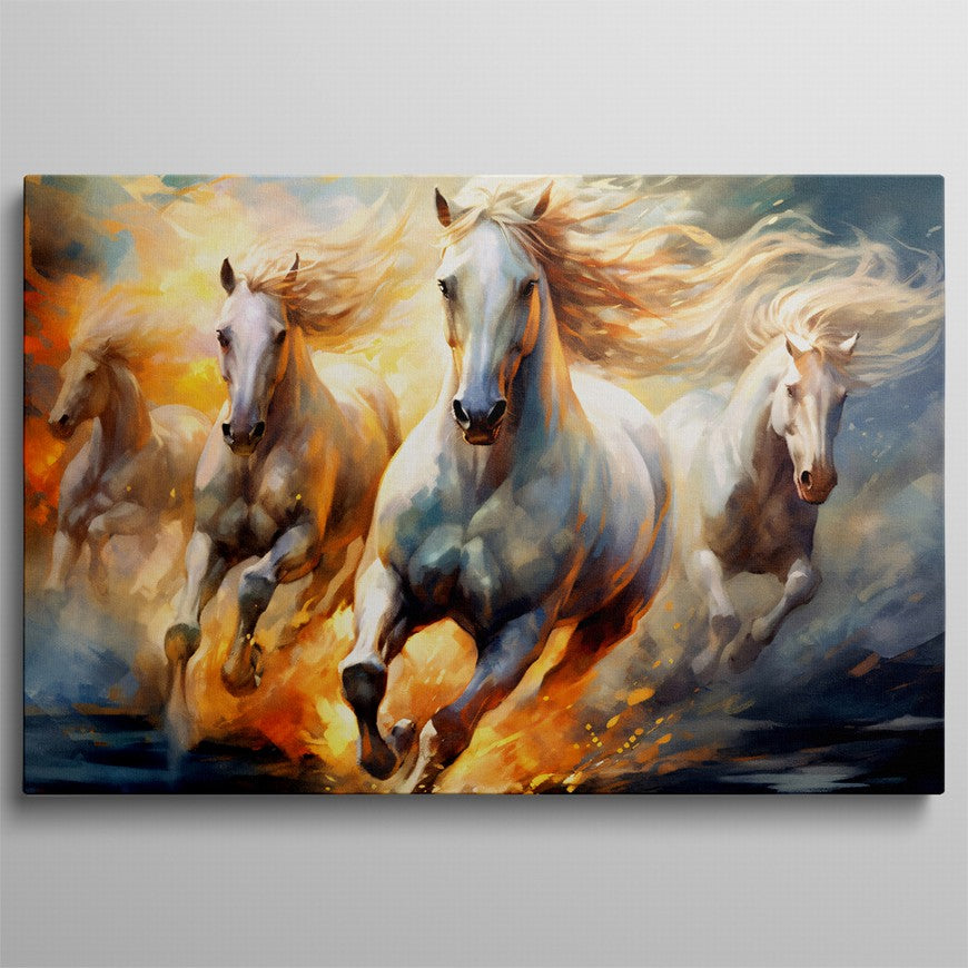 Rustic Rhythm: Horse Wall Art Piece