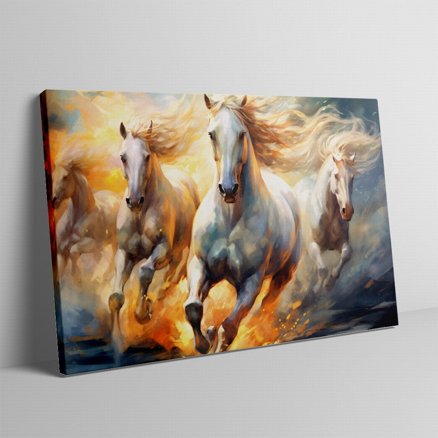 Rustic Rhythm: Horse Wall Art Piece