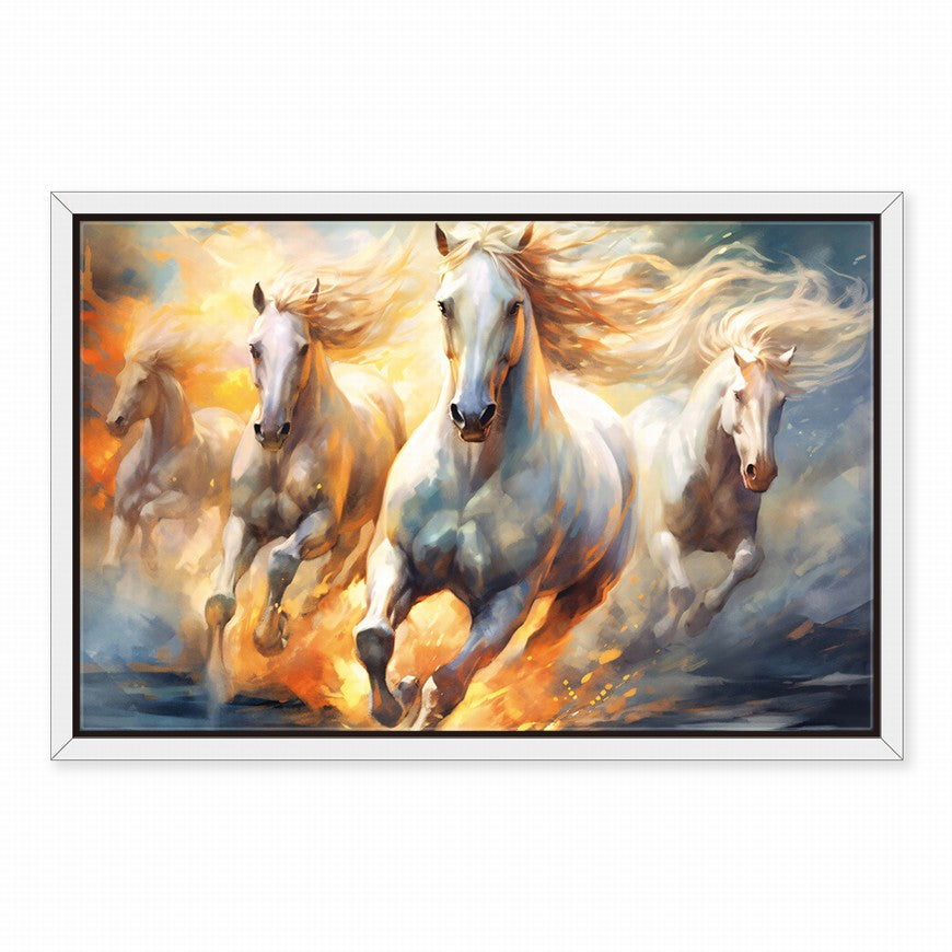 Rustic Rhythm: Horse Wall Art Piece