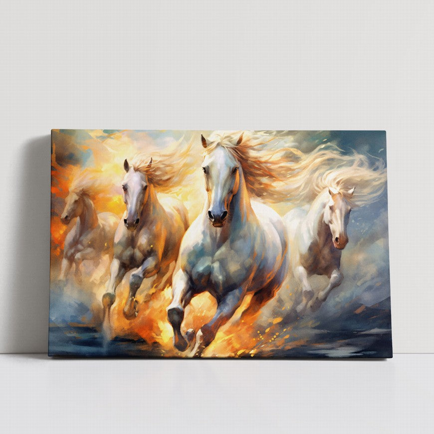Rustic Rhythm: Horse Wall Art Piece
