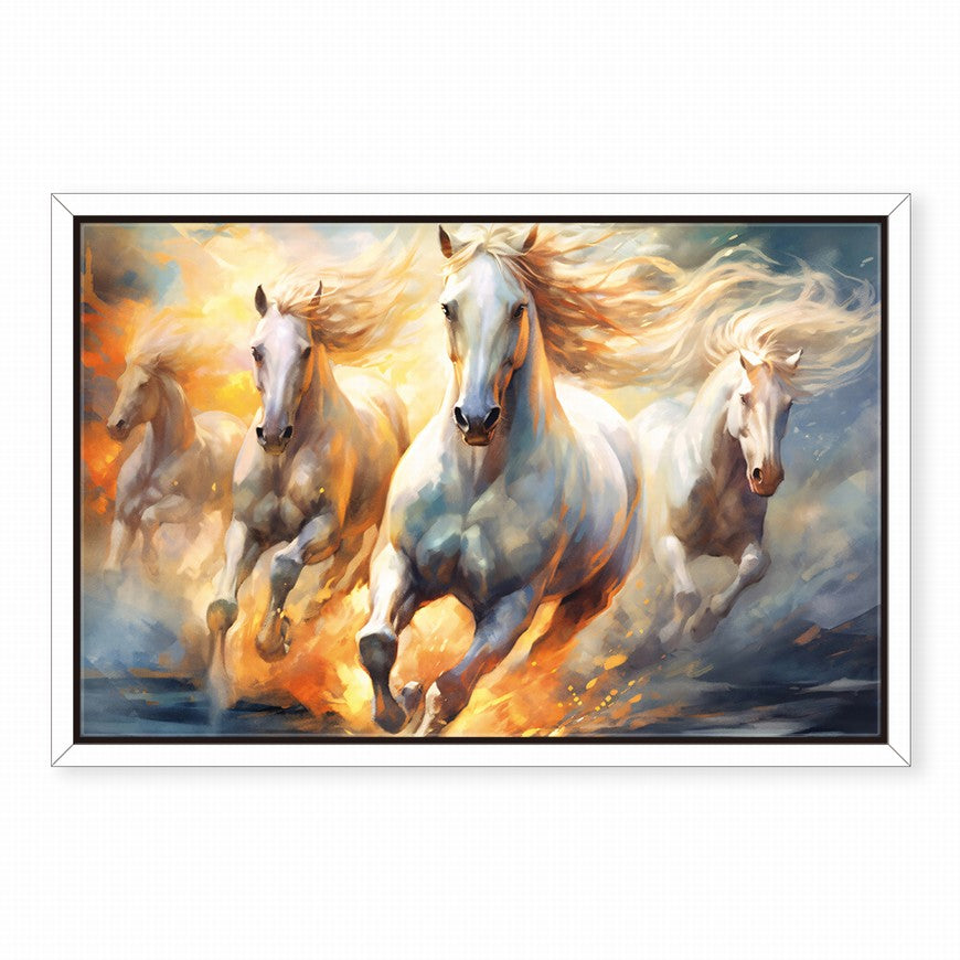 Rustic Rhythm: Horse Wall Art Piece