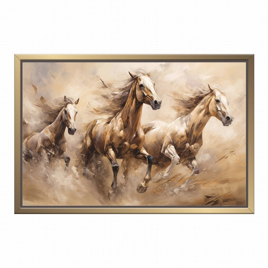 Equestrian Essence: Horse Canvas Decor