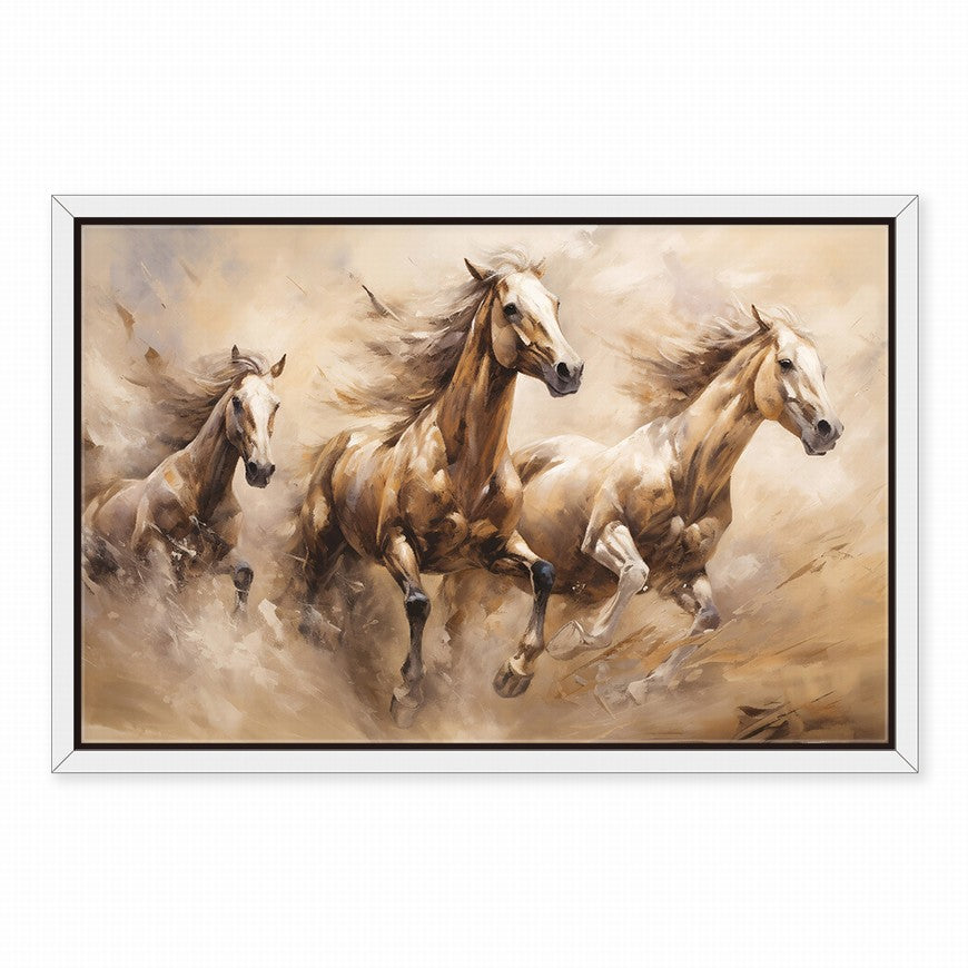 Equestrian Essence: Horse Canvas Decor