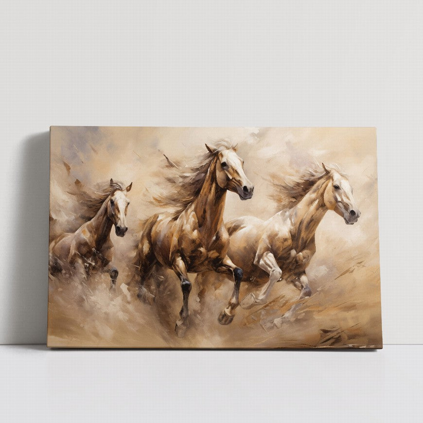 Equestrian Essence: Horse Canvas Decor
