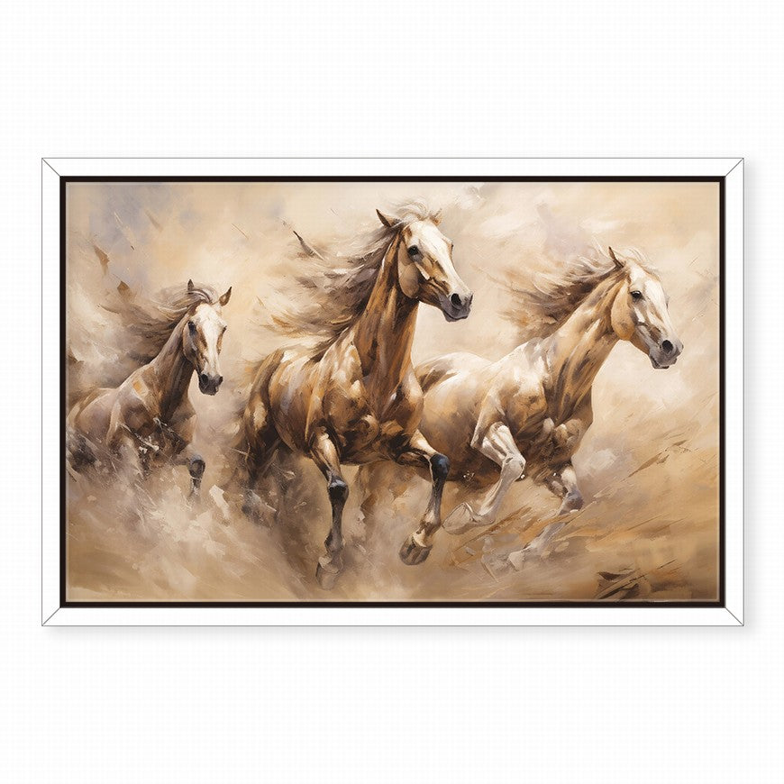 Equestrian Essence: Horse Canvas Decor