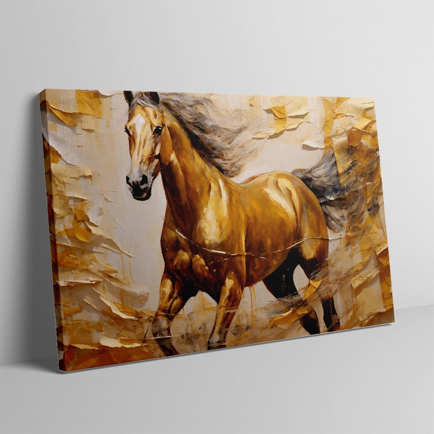 Serenade in Saddle: Horse Home Art