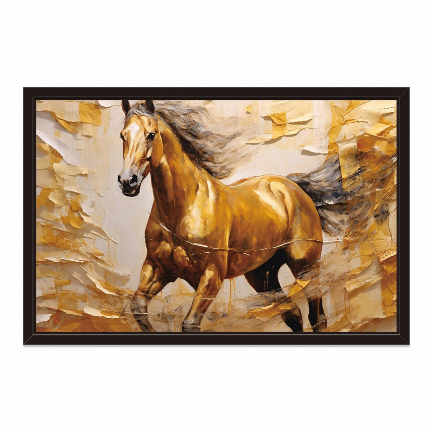 Serenade in Saddle: Horse Home Art