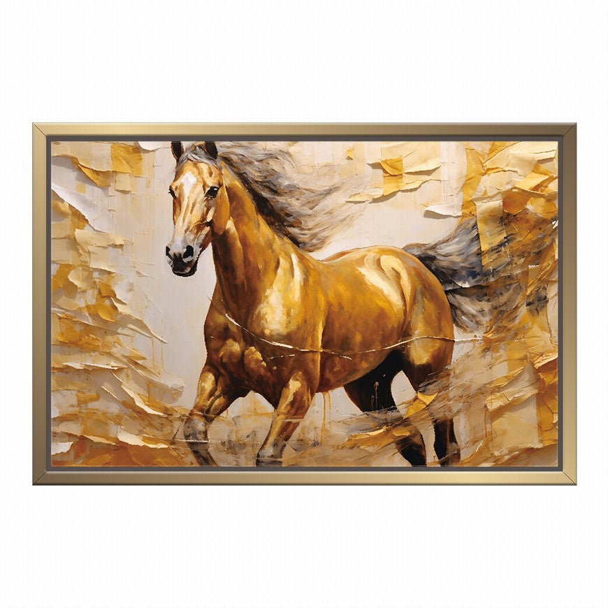 Serenade in Saddle: Horse Home Art