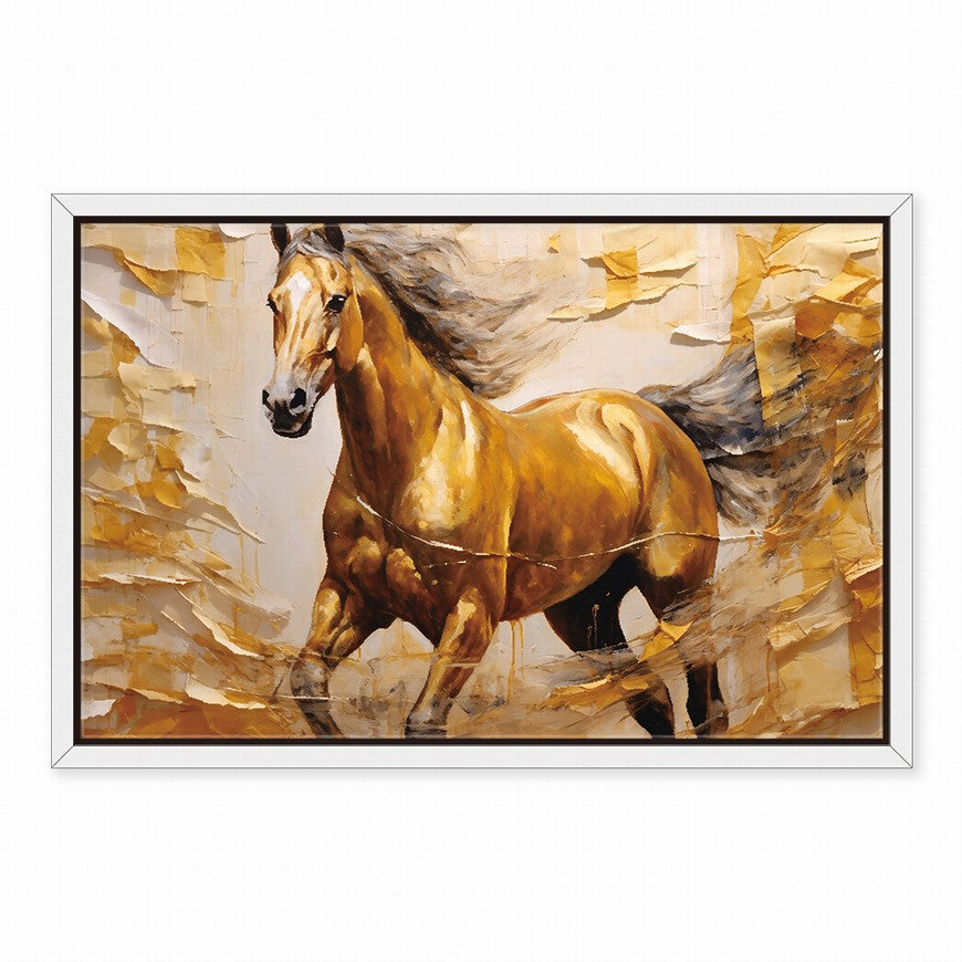 Serenade in Saddle: Horse Home Art