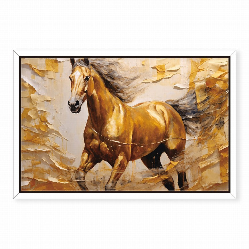 Serenade in Saddle: Horse Home Art