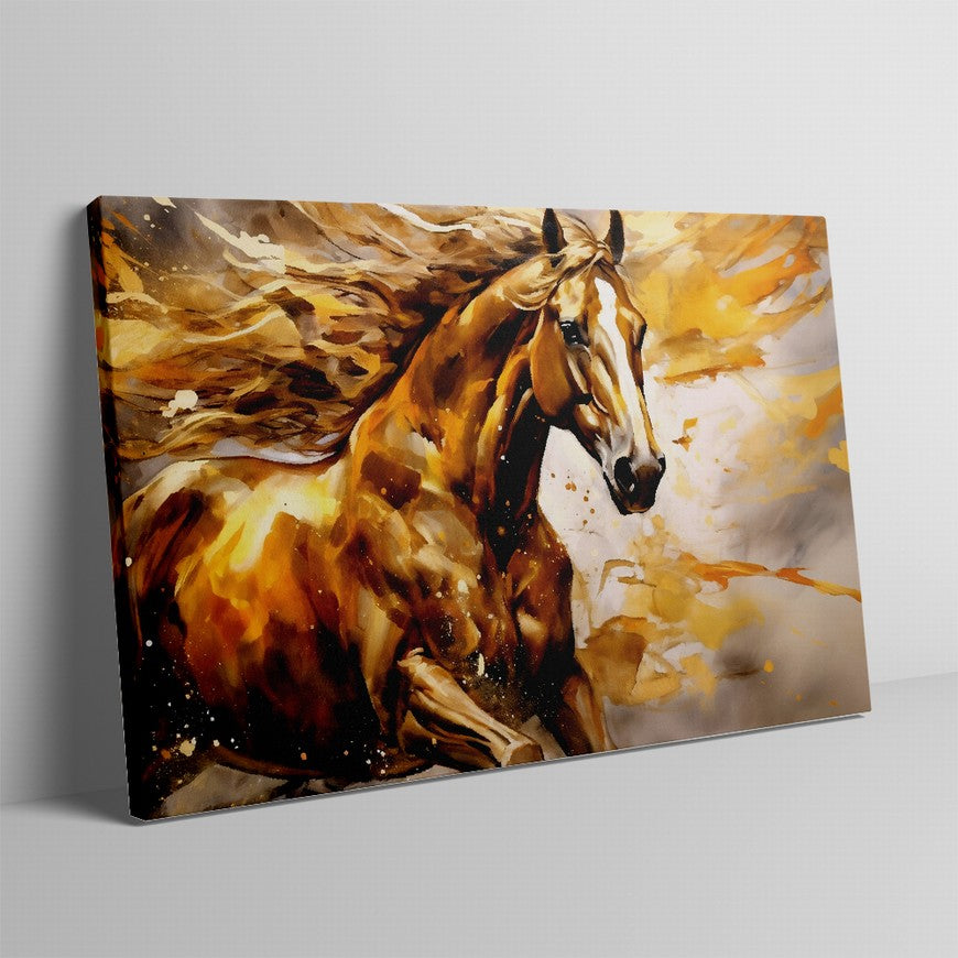 Vibrant Ventures: Horse Wall Art Print