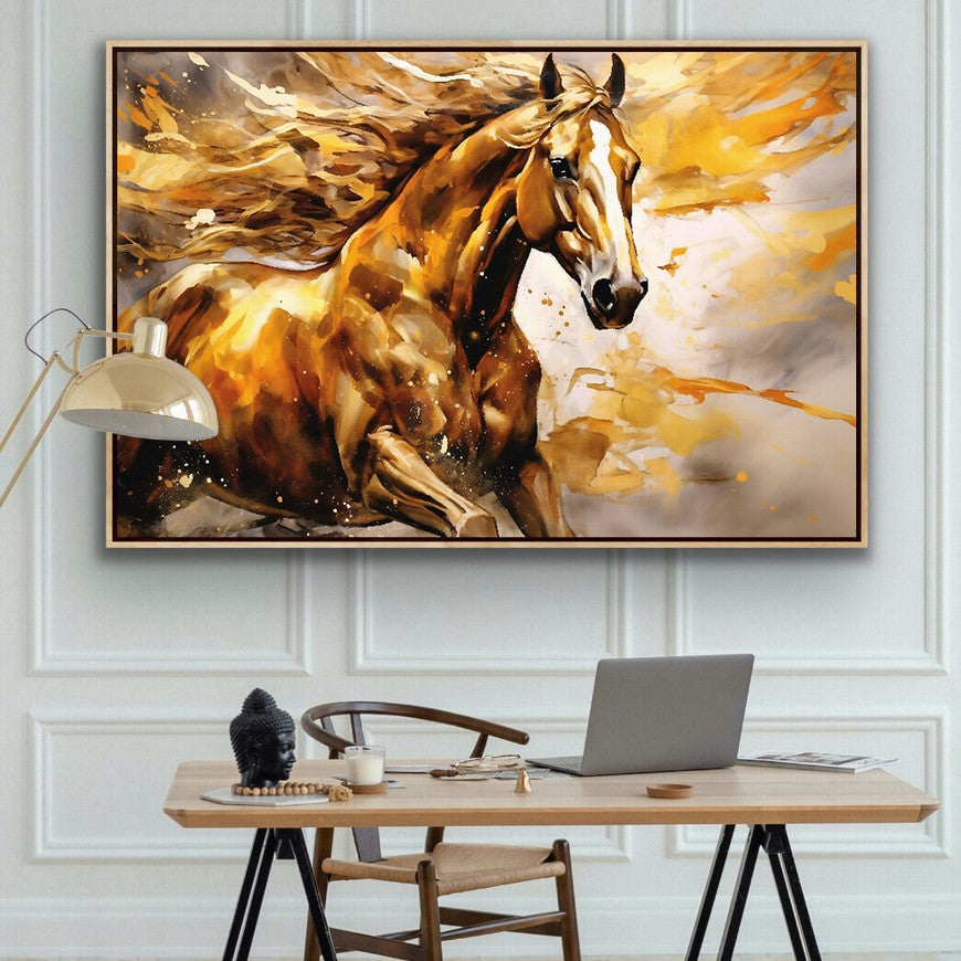 Vibrant Ventures: Horse Wall Art Print