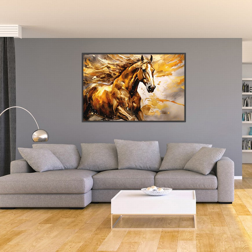Vibrant Ventures: Horse Wall Art Print