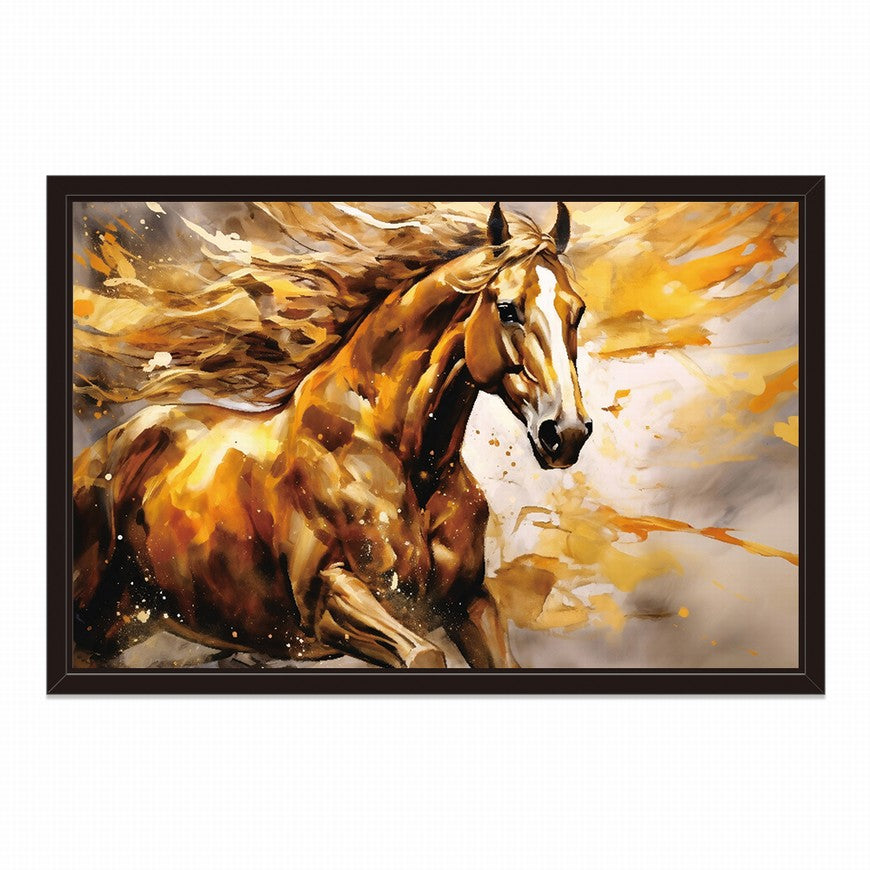 Vibrant Ventures: Horse Wall Art Print