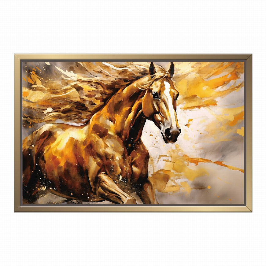 Vibrant Ventures: Horse Wall Art Print