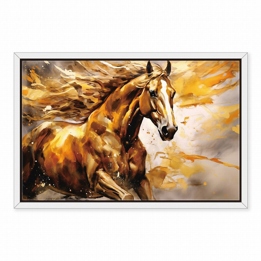 Vibrant Ventures: Horse Wall Art Print
