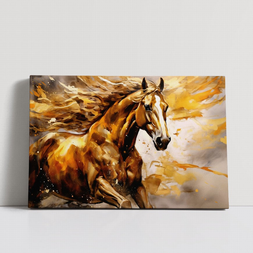 Vibrant Ventures: Horse Wall Art Print