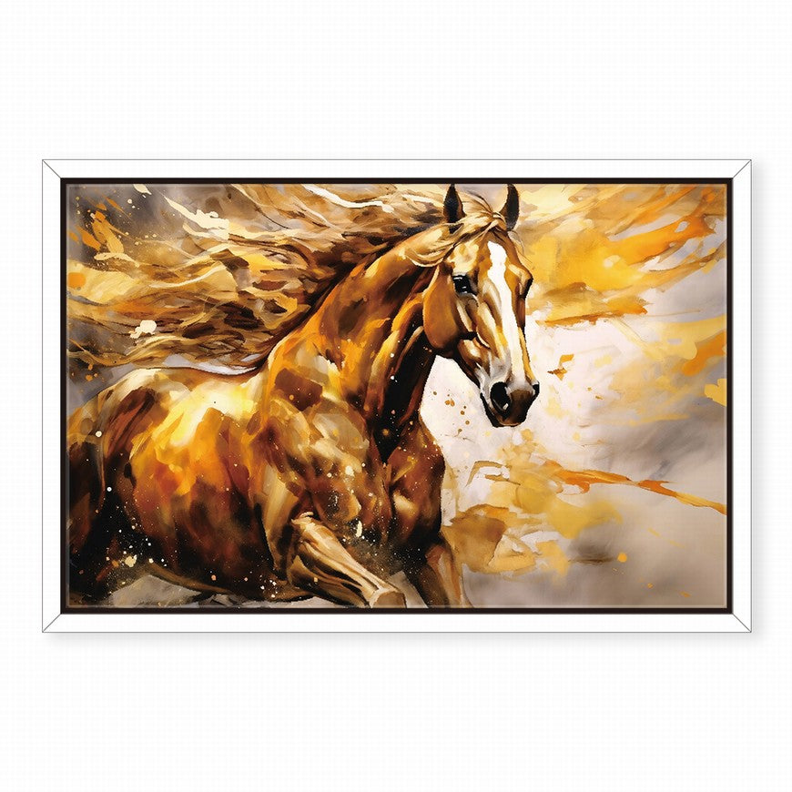 Vibrant Ventures: Horse Wall Art Print