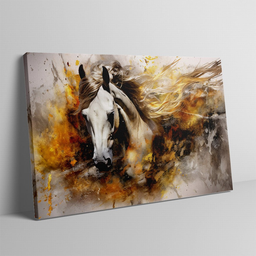 Stallion Symphony: Horse Canvas Artwork