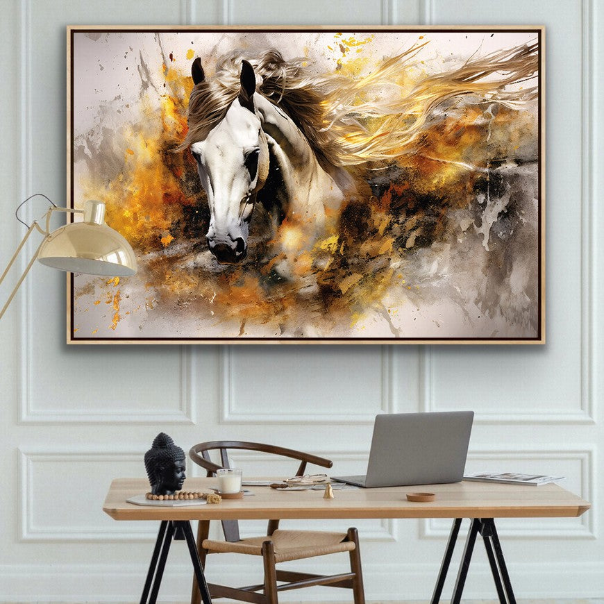 Stallion Symphony: Horse Canvas Artwork