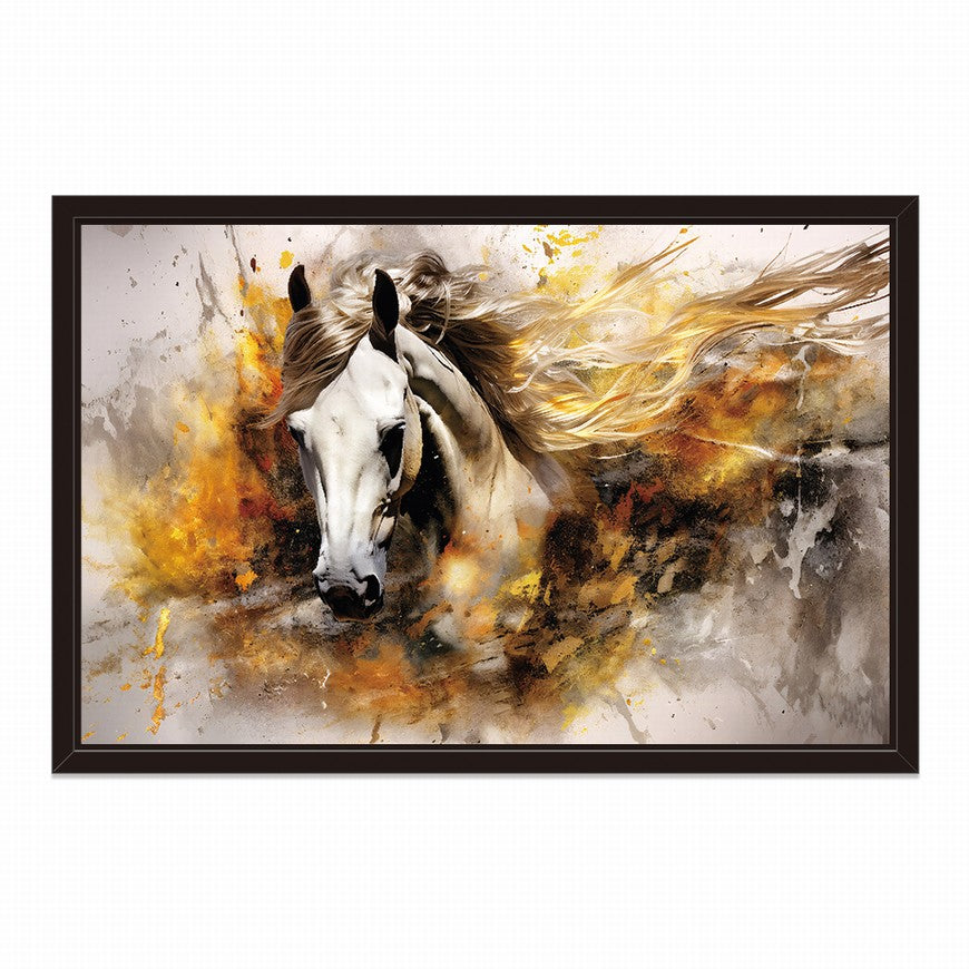 Stallion Symphony: Horse Canvas Artwork