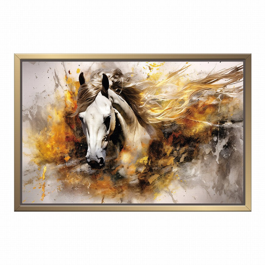 Stallion Symphony: Horse Canvas Artwork