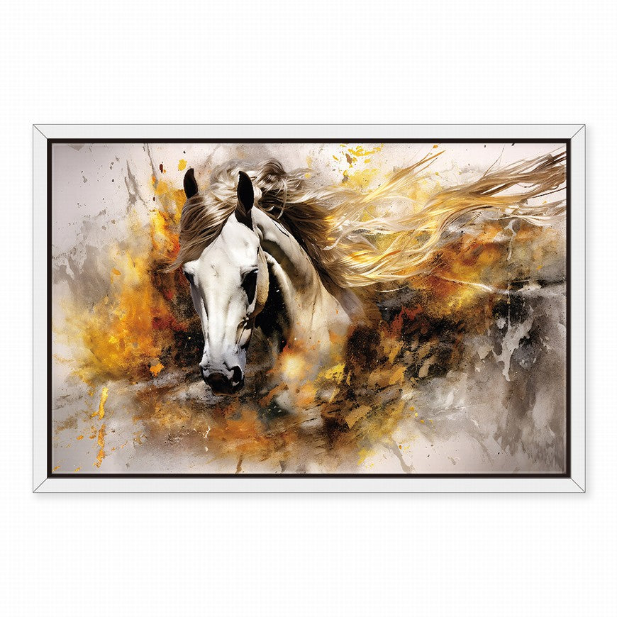 Stallion Symphony: Horse Canvas Artwork