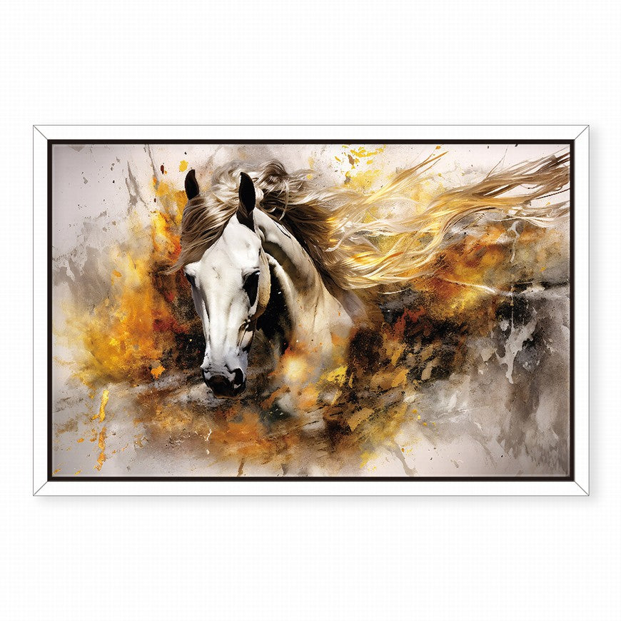 Stallion Symphony: Horse Canvas Artwork