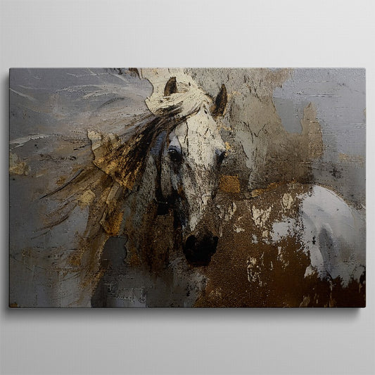 Nature's Nobility: Horse Home Canvas