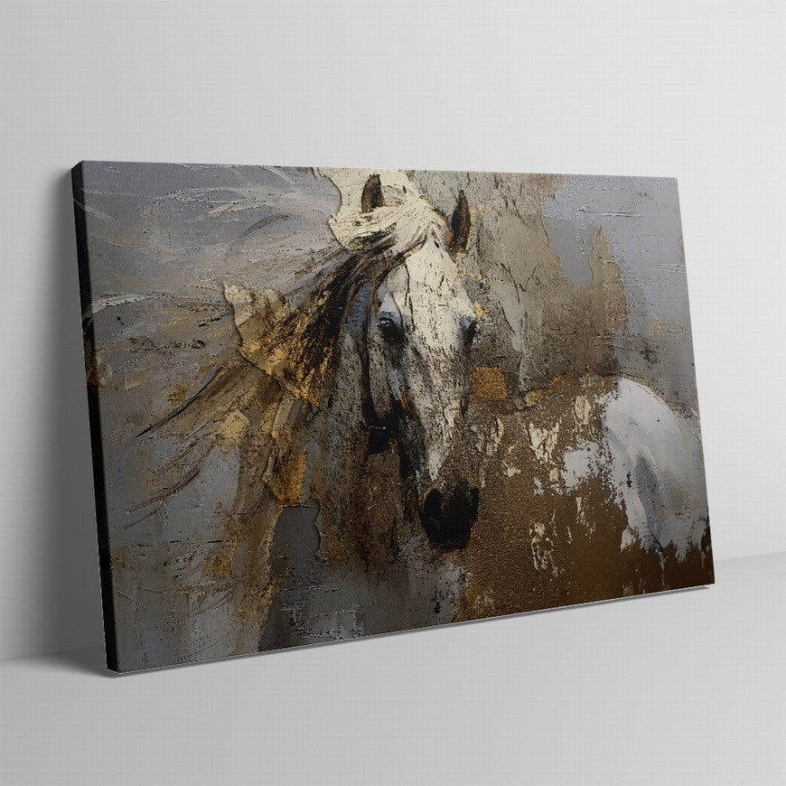 Nature's Nobility: Horse Home Canvas
