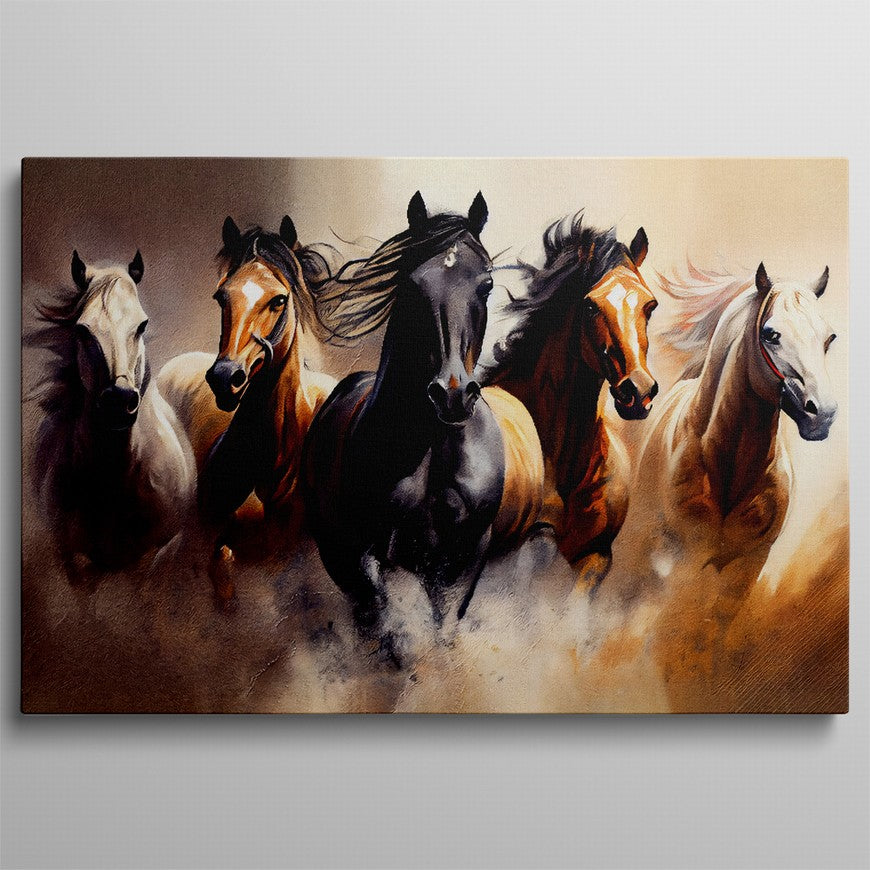 Tranquil Trails: Horse Wall Art Decor