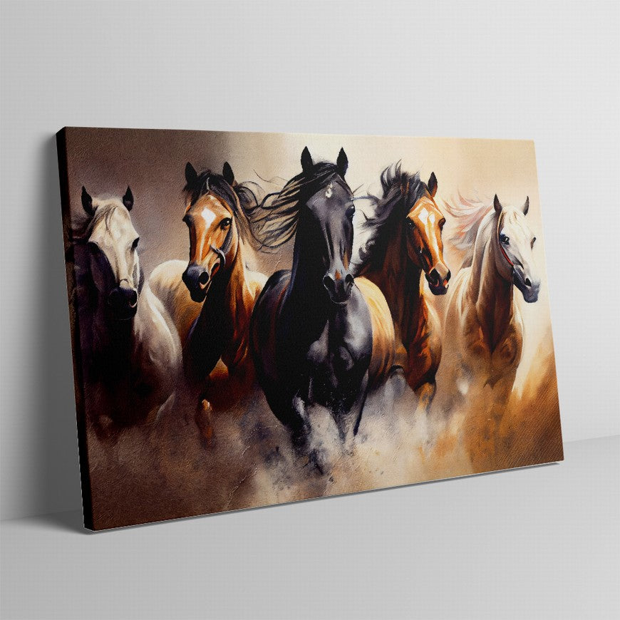 Tranquil Trails: Horse Wall Art Decor