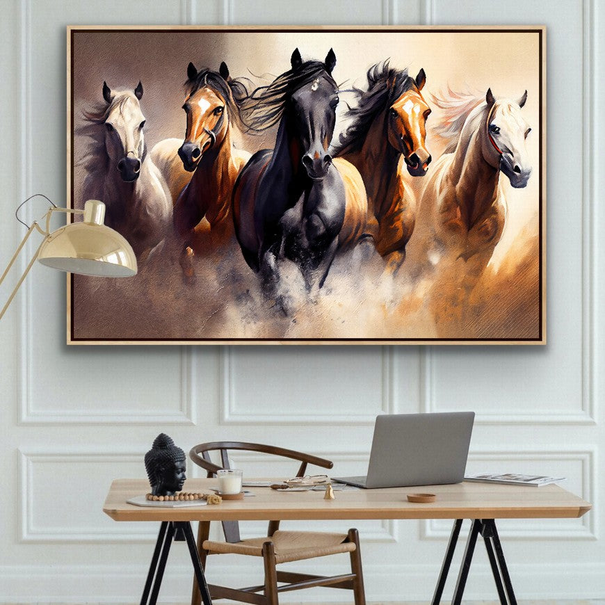 Tranquil Trails: Horse Wall Art Decor