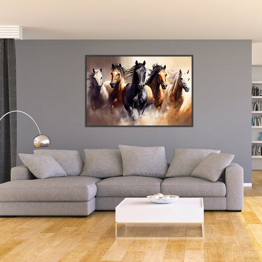 Tranquil Trails: Horse Wall Art Decor